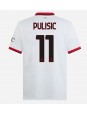 AC Milan Christian Pulisic #11 Auswärtstrikot 2024-25 Kurzarm